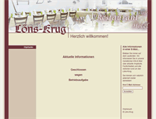 Tablet Screenshot of loenskrug.de